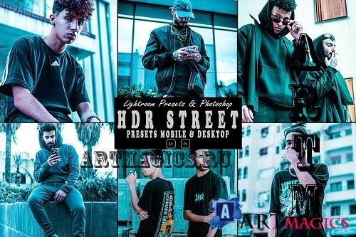 HDR Street Action Photoshop & Lightrom Presets