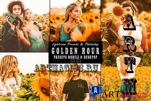 Golden Hour Action Photoshop & Lightrom Presets