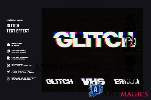 Glitch text effect - NNUDGD8