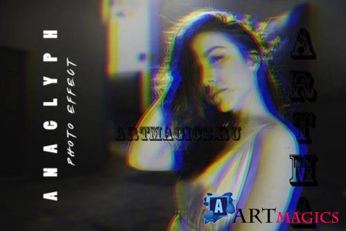 Anaglyph PSD Photo Effect