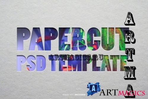 Papercut Photo Effect - Psd Template