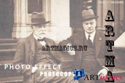 Photocopy Photo Effect - PSD Template