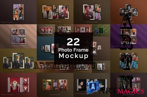 Photo Frame Mockup Bundle - 22 Premium Graphics