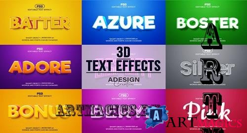 Photoshop Text Effect Bundle V4 - 20 Premium Graphics