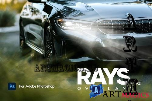 Rays - Ultra Realistic Overlays for Photoshop - HNLBARL