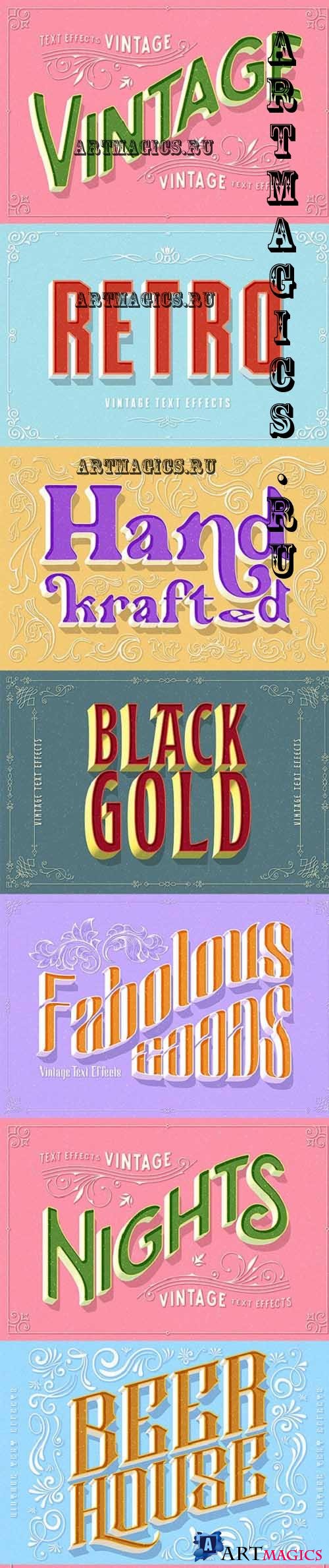 Graphicriver - Vintage Text Effects - 36352513