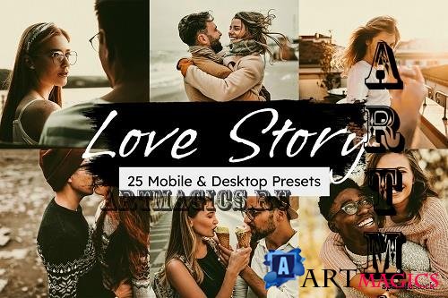 20 Love Story Lightroom Presets LUTs - 7053253