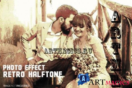 Retro Halftone Photo Effect - XSTML5B