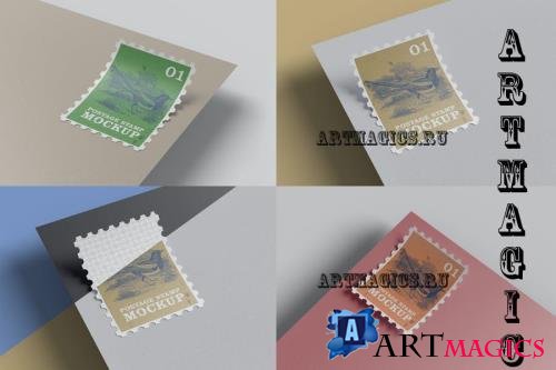 Postage Stamp Mockups