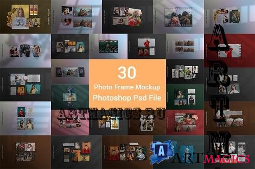 Photo Frame Mockup Bundle V4 - 30 Premium Graphics
