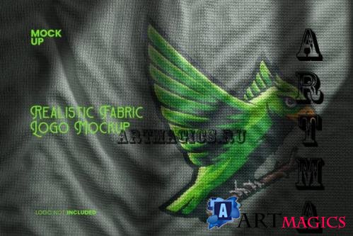 Realistic Fabric Logo Mockup