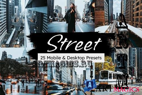 25 Street Lightroom Presets LUTs - 7082311