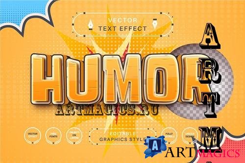 Humor Comic - Editable Text Effect - 7084028