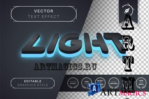 Dark Glow - Editable Text Effect - 7092516