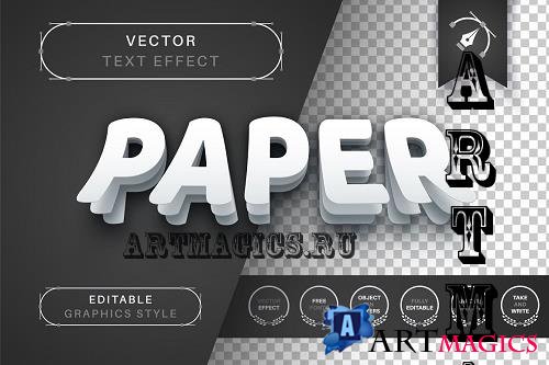 Office Paper - Editable Text Effect - 7092675