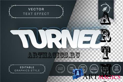 Turn Paper - Editable Text Effect - 7093455