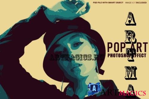 Pop Art Photoshop Effect Psd