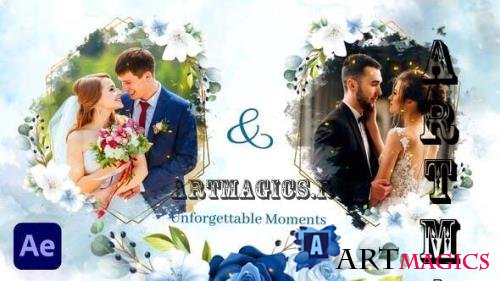 Videohive - WaterColor and Floral Wedding Slideshow 36831945