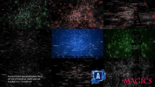 Videohive - Plexus Loop Backgrounds Pack - After Effects - 36837186