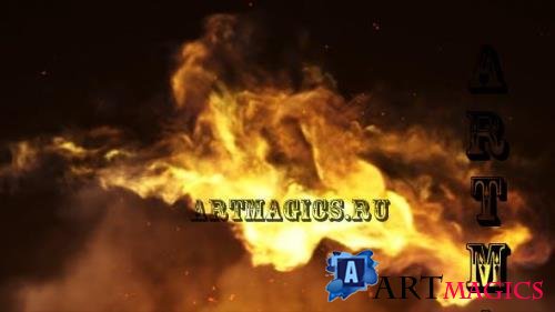 Fire Burning Logo Reveal - 36874801