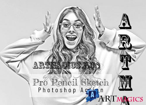 Pro Pencil Sketch Photoshop Action - 7111404