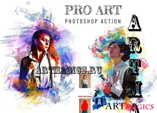 Pro Art Photoshop Action - 7116812