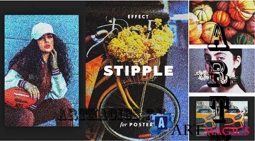 Stipple Photo Effect for Posters - 7118003