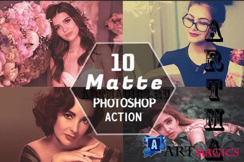 10 Matte Photoshop Action