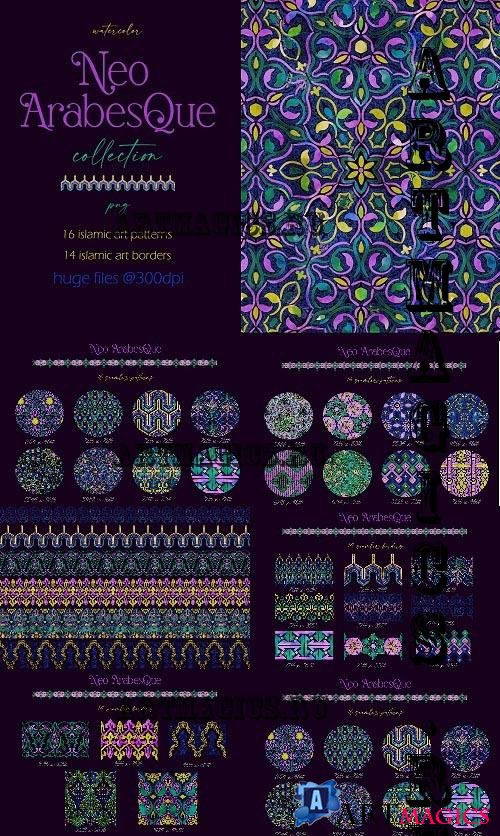 Neo Arabesque: patterns & borders - 7049788