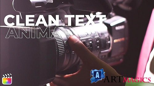 Videohive - Clean Typography 37211546 - Project For Final Cut & Apple Motion