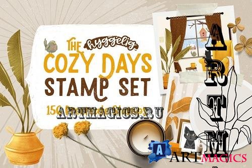 Cozy Days Stamp Set for Procreate - 6873745