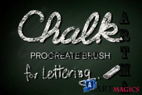 Procreate Chalk Brush for Lettering