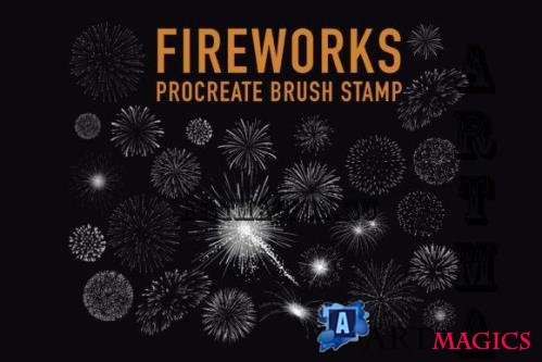 Fireworks Stamps Brushes for Procreate