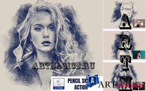 Pencil Sketch Photoshop Action - PBJE4V3