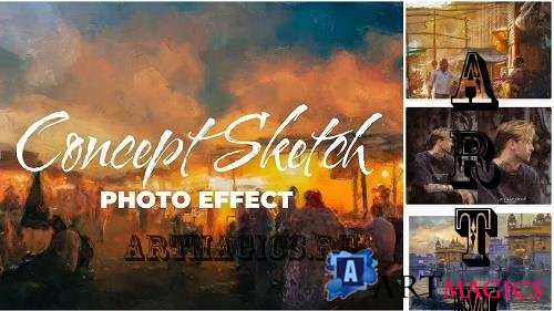 Concept Sketch Photo Effect for Photoshop
