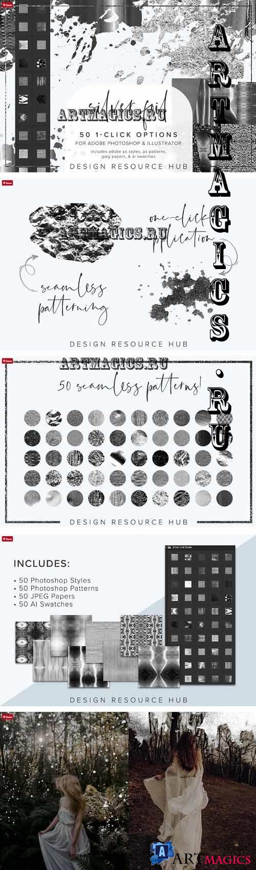 Silver Foil PS Styles Pack - 6966099