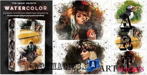 Watercolor Painting Photo Effect Photoshop