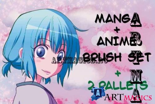 Anime Manga Procreate Brushes