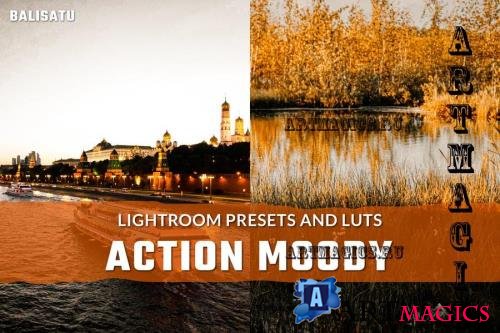 Action Moody LUTs and Lightroom Presets