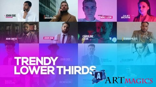 Videohive - Trendy Lower Thirds 37429749 - Project For Final Cut & Apple Motion