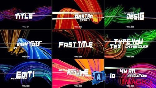 Videohive - Abstract Fast Glitch Titles 37580872 - Project For Final Cut & Apple Motion