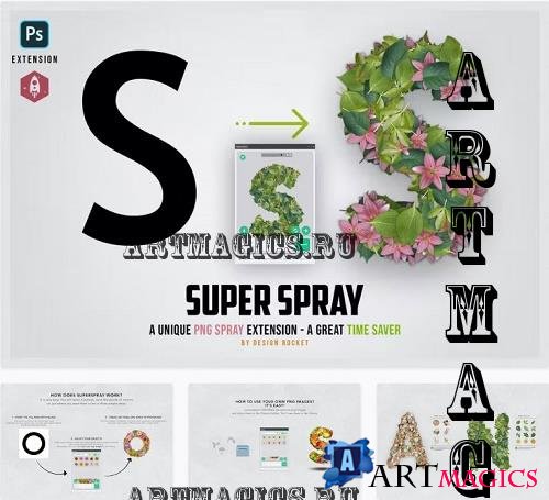 Super Spray - PNG Spray Extension for Photoshop