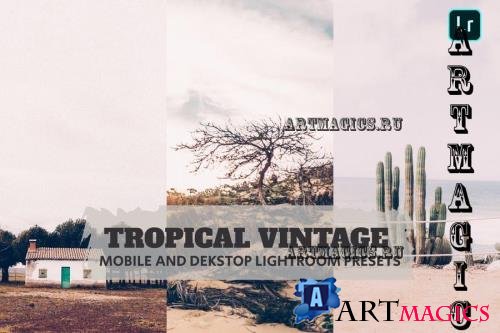 Tropical Vintage Lightroom Presets Dekstop Mobile