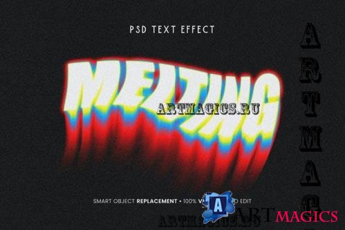 Liquid Melting Text Effect for Photoshop