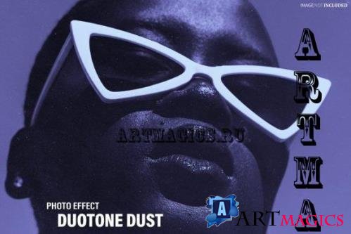 Duotone Dust Photo Effect Psd