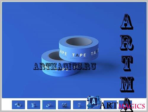 Adhesive Tape Mockups - 7243877