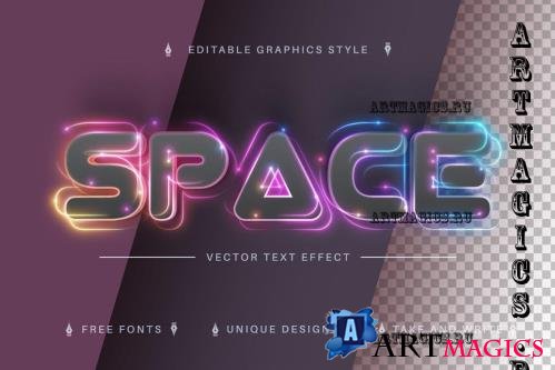 Space - Editable Text Effect, Font - 7244043