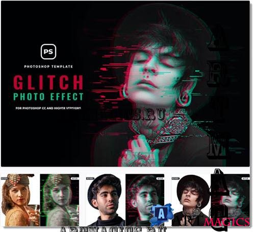 Glitch Effect Photoshop - RMTWSES