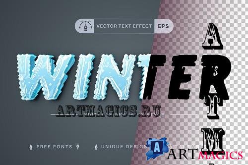 Winter - Edit Text Effect, Editable - 7254220