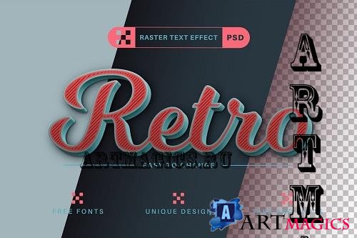 Retro - Editable Text Effect, Font - 7256355